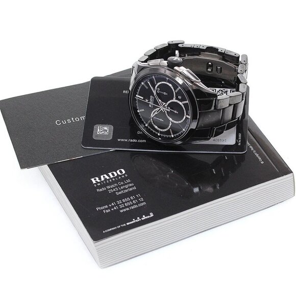 RADO Hyperchrome XXL R32275152 Date black Dial Automatic Men's Watch - Picture 1 of 12